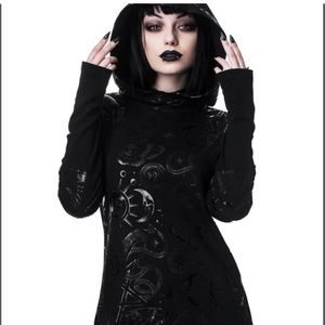 Lift The Veil Hood Tunic Killstar XS